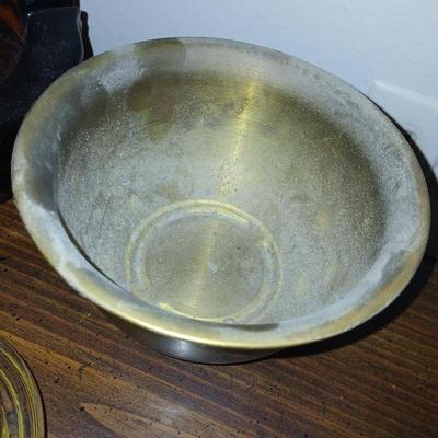 Lot of Vintage Ashtrays & Brass Smoker's Set