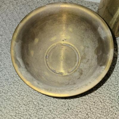 Lot of Vintage Ashtrays & Brass Smoker's Set