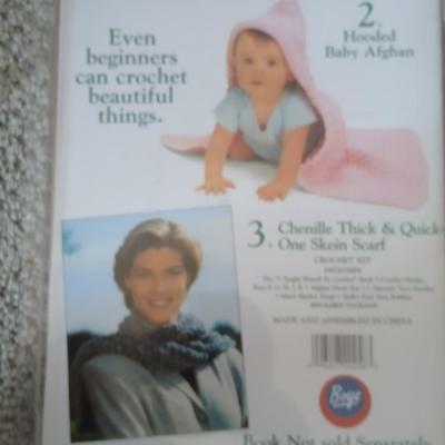 Crochet & Knitting Tool Set with Instruction Kits