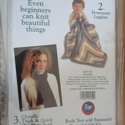 Crochet & Knitting Tool Set with Instruction Kits