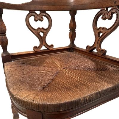 Pair of Vintage Corner Chaira