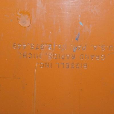 Vintage Bissell Sweeper & Folding Step Stool Lot