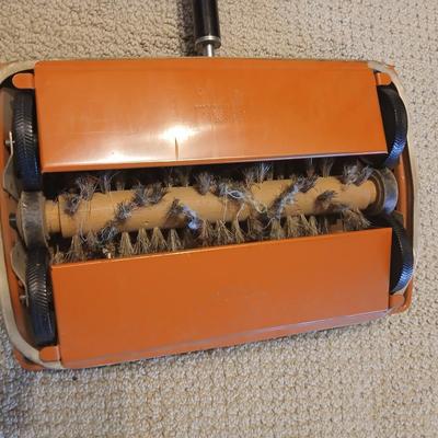 Vintage Bissell Sweeper & Folding Step Stool Lot