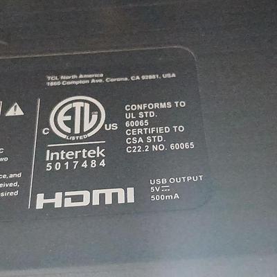 TCL Roku 40" Smart HDTV (Model 40FS3800)