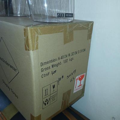 Saxx Underwear Clear Plastic Display Torso