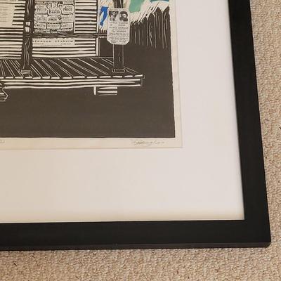 Pencil Signed "Hole in the Wall Juke Joint" Original Wall Art (BR2-EL)