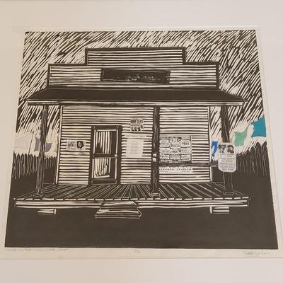 Pencil Signed "Hole in the Wall Juke Joint" Original Wall Art (BR2-EL)