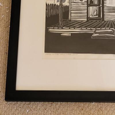 Pencil Signed "Hole in the Wall Juke Joint" Original Wall Art (BR2-EL)