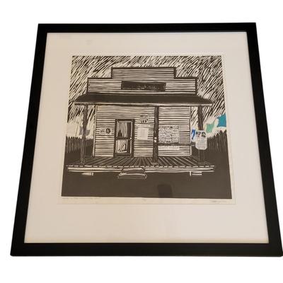 Pencil Signed "Hole in the Wall Juke Joint" Original Wall Art (BR2-EL)