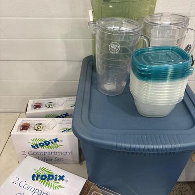 outdoor entertaining items with Blue tote