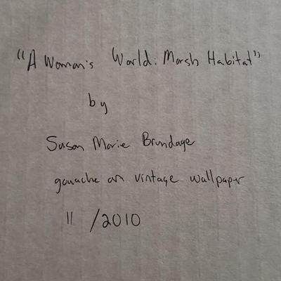 "A Women’s World- Marsh Habitat " by Susan Marie Brundage (BR3-KD)