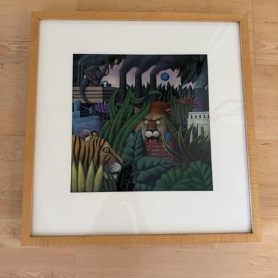 Modern Jungle Framed Print (LE-BM)