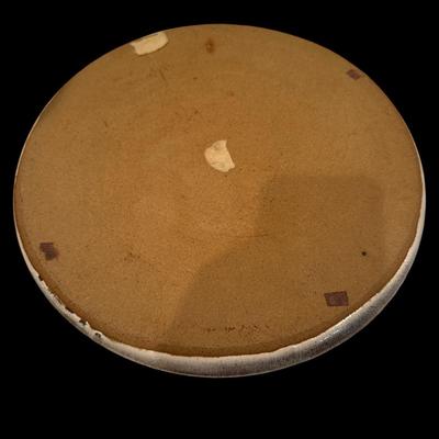Studio Pottery Divided Serving Dish 14”