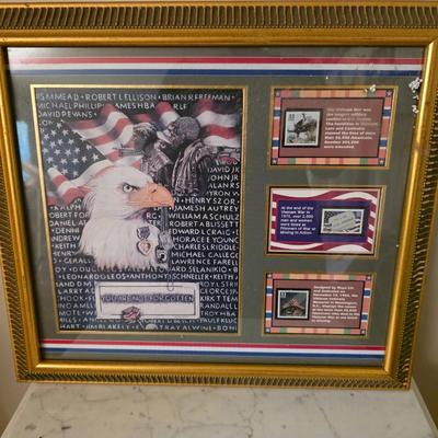 Eagle stamp collection piece