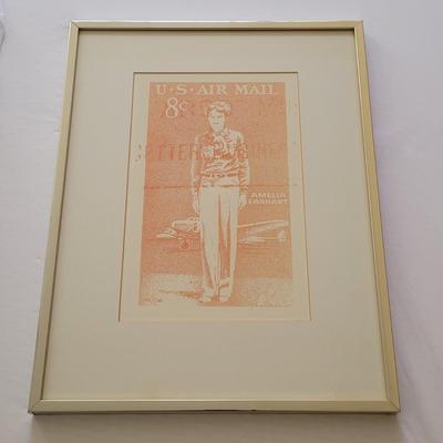 Amelia Earhart Postage Print (BR3-KD)