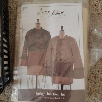 Folkwear Patterns, Vintage Sewing Box, Asian Fabric and More! (BR3-KD)