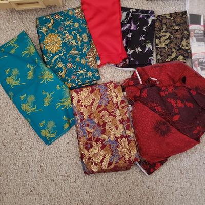 Folkwear Patterns, Vintage Sewing Box, Asian Fabric and More! (BR3-KD)