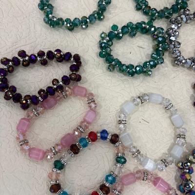 Handmade stretch bracelets