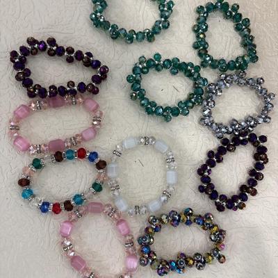 Handmade stretch bracelets