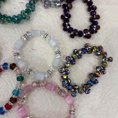 Handmade stretch bracelets
