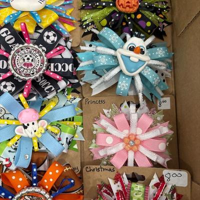 Handmade hair barrettes