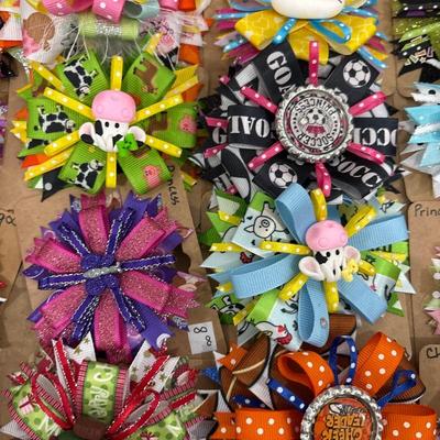 Handmade hair barrettes