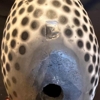 Stoneware Bird w/ Spotted Glaze (LE-BM)