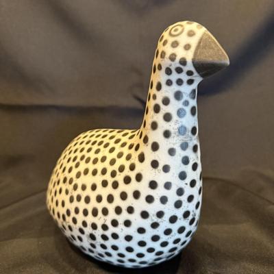 Stoneware Bird w/ Spotted Glaze (LE-BM)