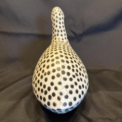 Stoneware Bird w/ Spotted Glaze (LE-BM)
