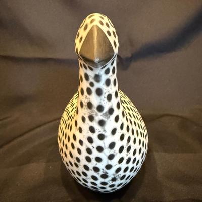 Stoneware Bird w/ Spotted Glaze (LE-BM)