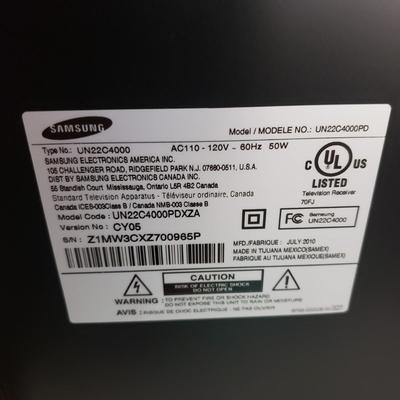 Samsung 21" TV, Two Logitech Keyboards/Mouse and Rolling Storage (BR3-KD)