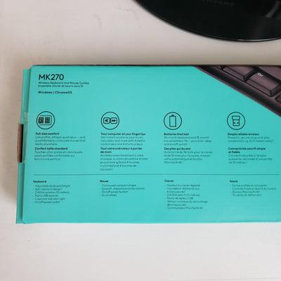 Samsung 21" TV, Two Logitech Keyboards/Mouse and Rolling Storage (BR3-KD)