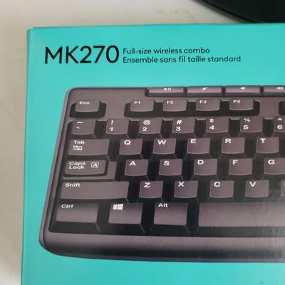 Samsung 21" TV, Two Logitech Keyboards/Mouse and Rolling Storage (BR3-KD)