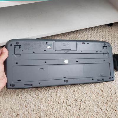 Samsung 21" TV, Two Logitech Keyboards/Mouse and Rolling Storage (BR3-KD)