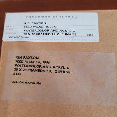 Kim Paxson "Seed Packet 2" Original Wall Art (LE-EL)