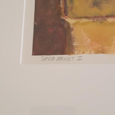 Kim Paxson "Seed Packet 2" Original Wall Art (LE-EL)
