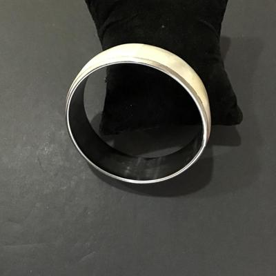 SilverTone bracelet with Abalone shell