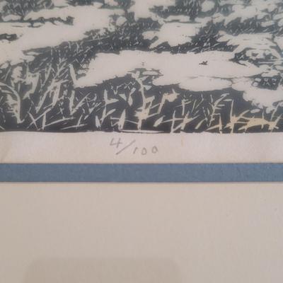 Ellen Corddry "Harford County" Pencil Signed Wall Art (BR2-EL)