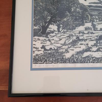 Ellen Corddry "Harford County" Pencil Signed Wall Art (BR2-EL)