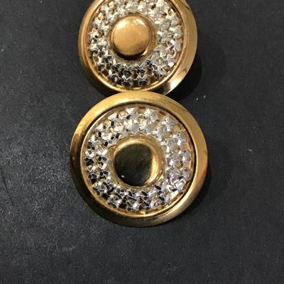 Gold and silver toned, fashion earrings