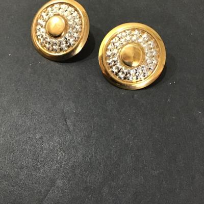 Gold and silver toned, fashion earrings