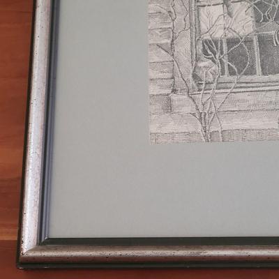 Gary Simmons Original Pen on Paper Wall Art (BR2-EL)