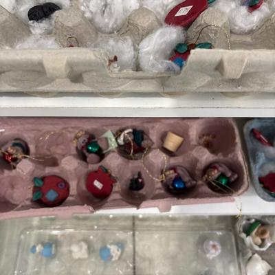 Handmade polymer clay miniatures with tote