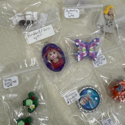 Pendants & earrings (Polymer)
