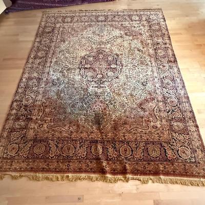 8' x 10' Hand Knotted Silk Area Rug (D-BM)