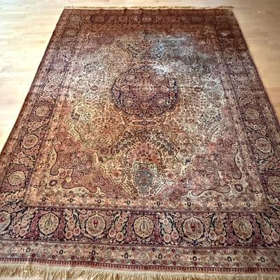 8' x 10' Hand Knotted Silk Area Rug (D-BM)