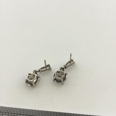 925 marked beautiful dangle earrings