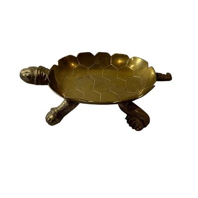 15 “ Brass Turtle Tray