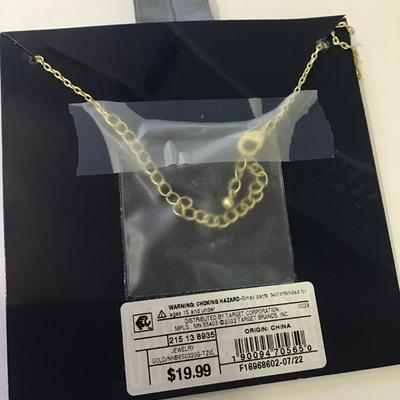 Cute Scorpio, 14 karat gold dipped necklace