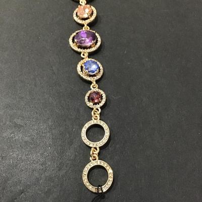 Gemma Layne, gold tone, multicolor bracelet